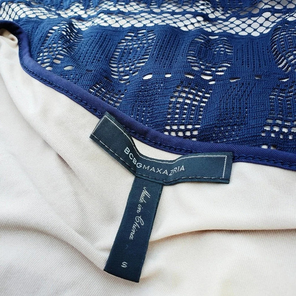 BCBG MaxAzria / Navy Lace / LS / Size Small - Picture 7 of 14